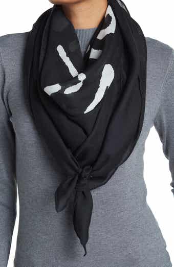 Givenchy Logo Woven Silk-Wool Scarf