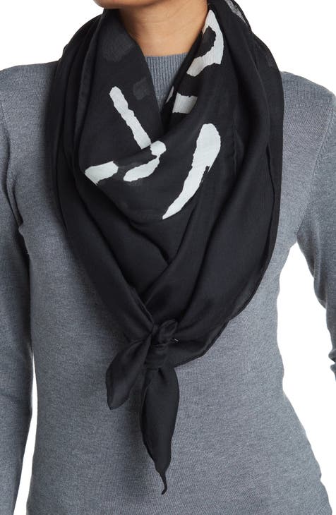 Givenchy Monogram Silk Blend Scarf on SALE