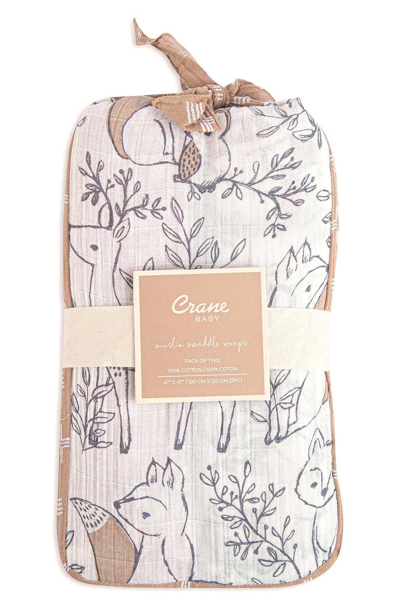 CRANE BABY 2Pack Assorted Swaddle Blankets Nordstrom