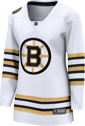 Women's Fanatics Branded Black Boston Bruins 100th Anniversary Premier Breakaway Jersey