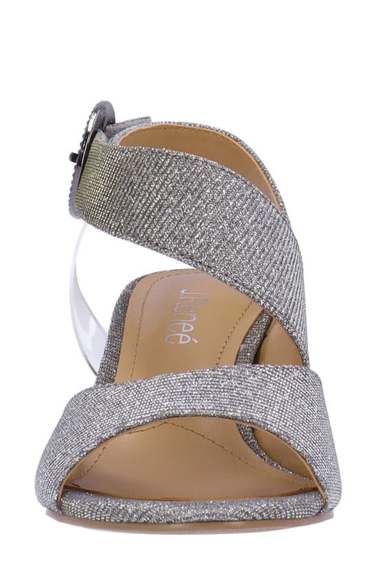 Shop J. Reneé Safira Ankle Strap Sandal In Pewter