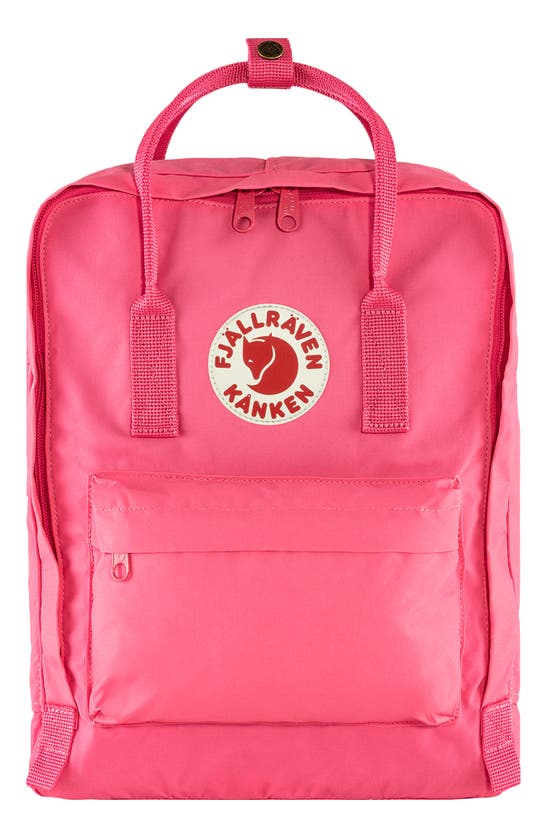 Fjall Raven Kånken Water Resistant Backpack In Flamingo Pink