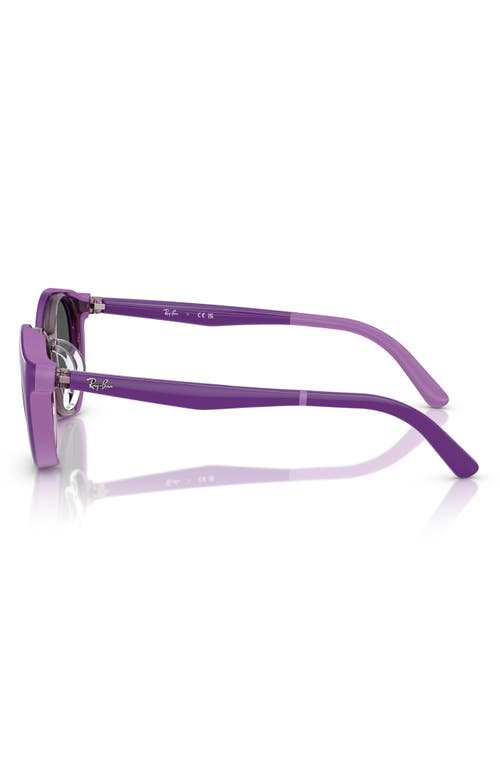 Ray Ban Ray-ban Kids' 47mm Phantos Clip-on Frames In Purple