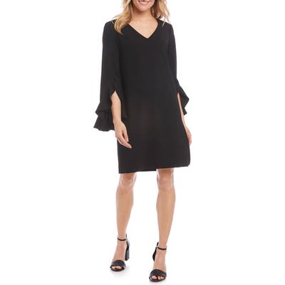 Karen Kane Ruffle Sleeve Dress