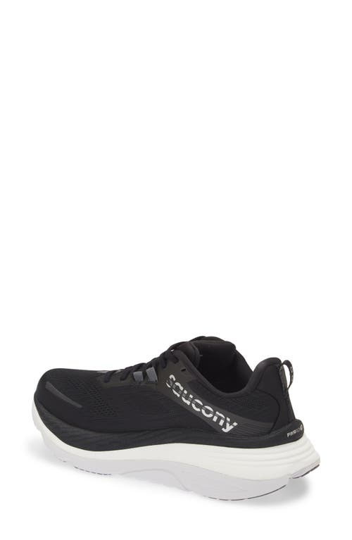 Saucony Hurricane 24 Running Shoe In Black/carbon