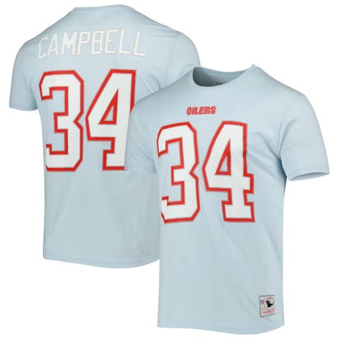 Earl Campbell Tennessee Titans Nike Women's Oilers Throwback Retired Player  Game Jersey - Light Blue