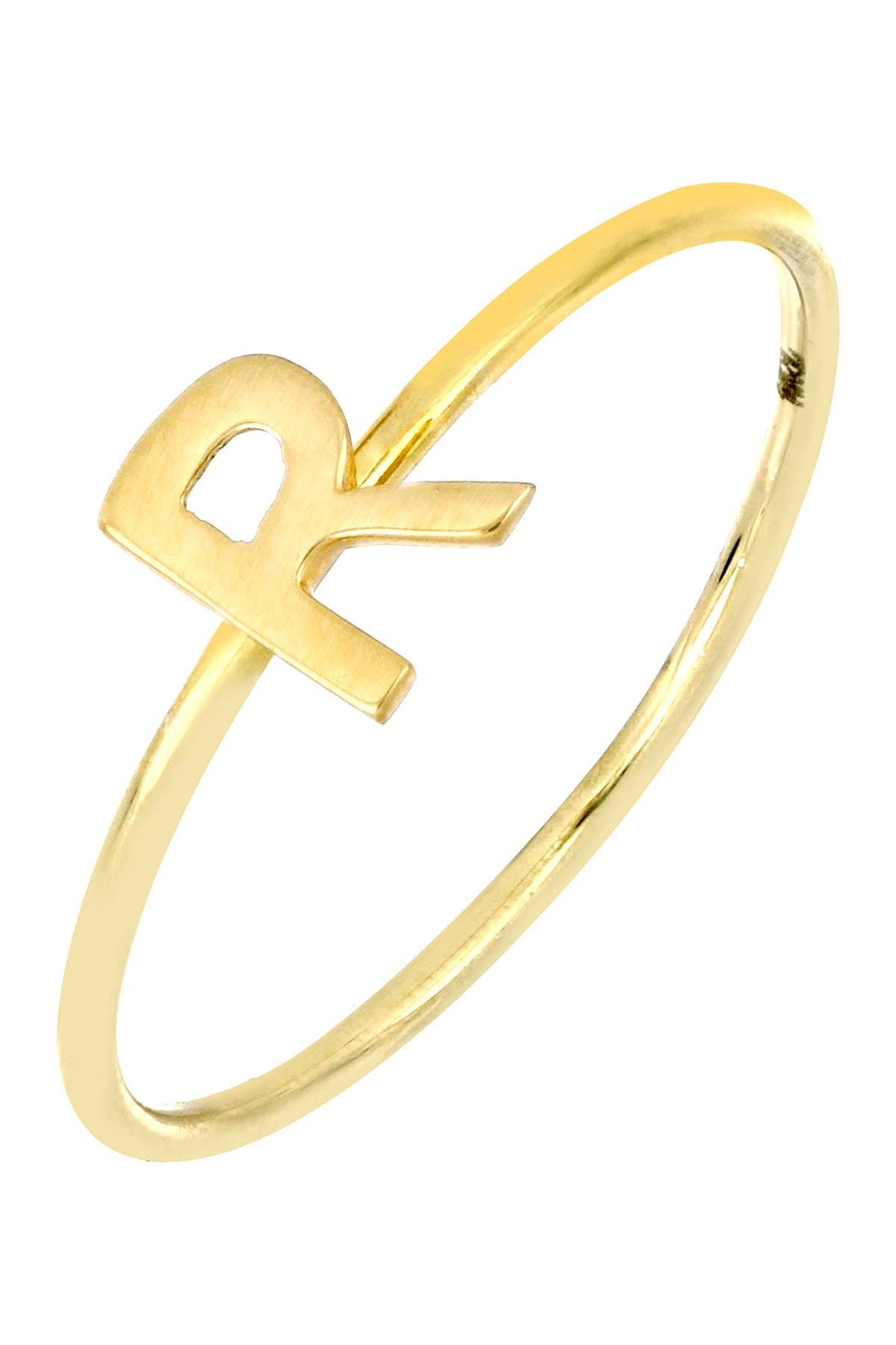 Bony Levy 14k Yellow Gold Initial Ring | ModeSens