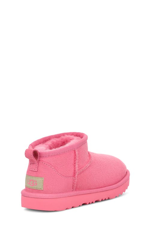 Shop Ugg(r) Kids' Classic Ultra Water Resistant Genuine Shearling Mini Boot In Sachet Pink