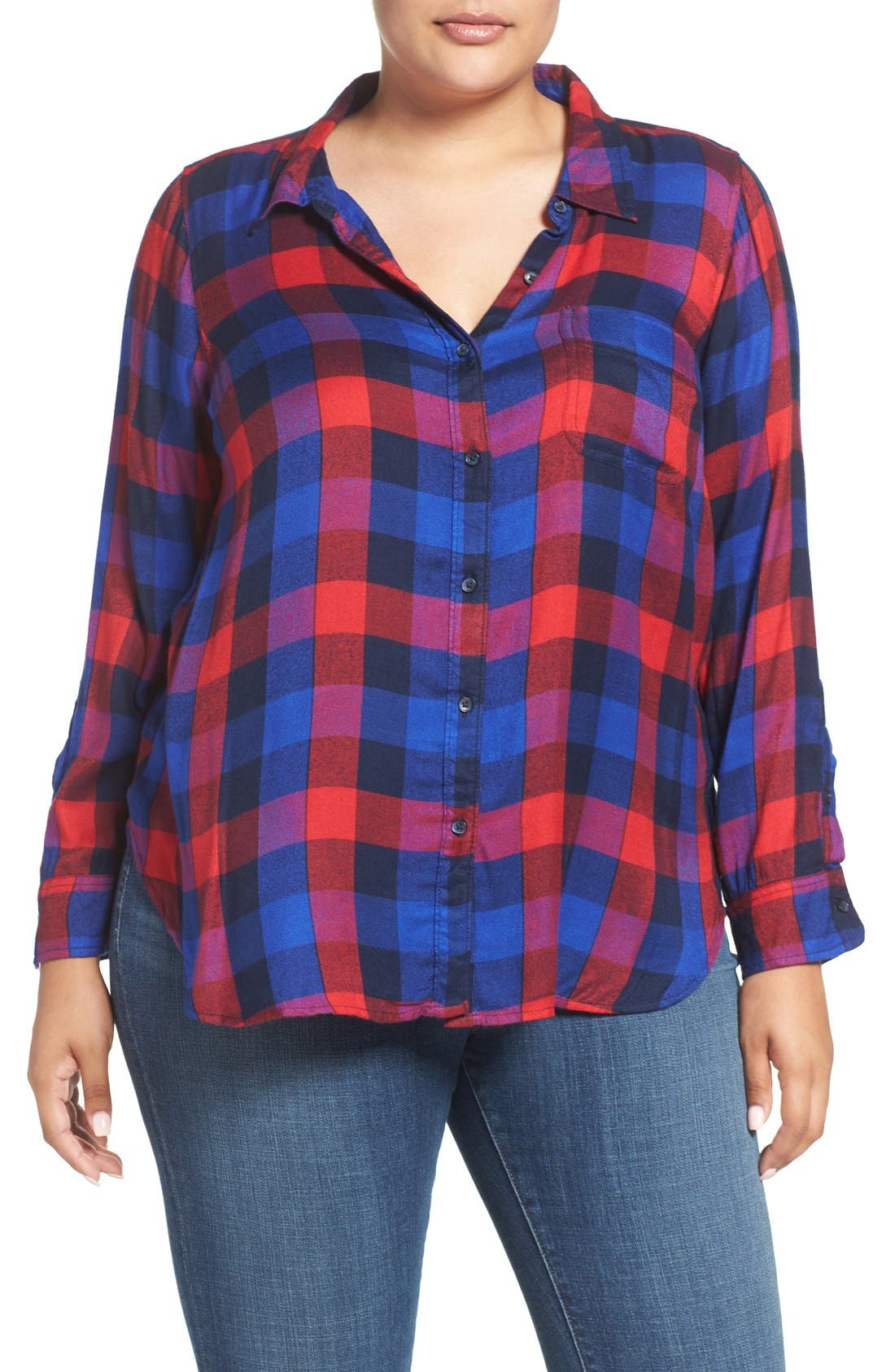 lucky brand bungalow plaid shirt
