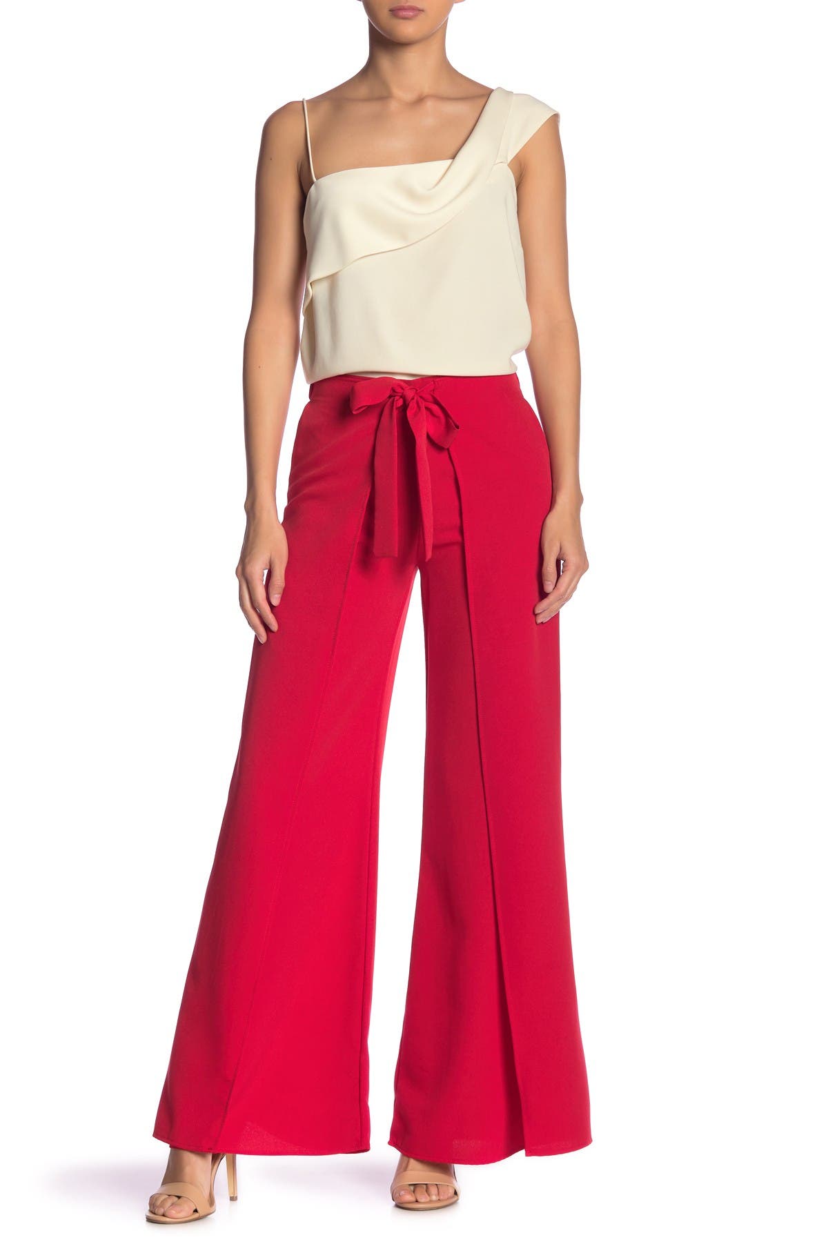 high waisted wrap pants