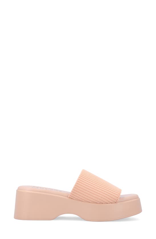 Journee Collection Tru Comfort Emani Sandal In Blush