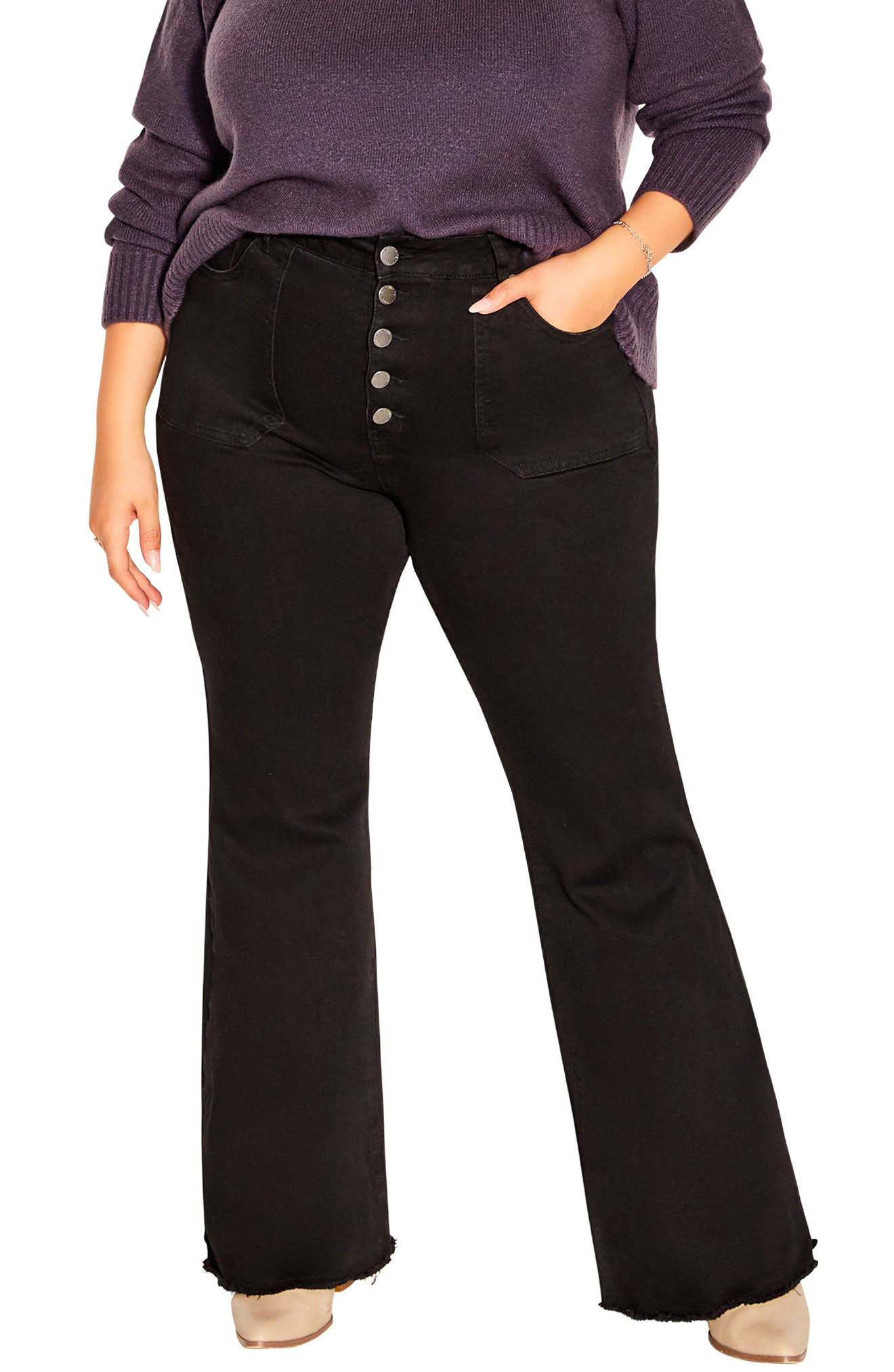 women's plus size chic jeans