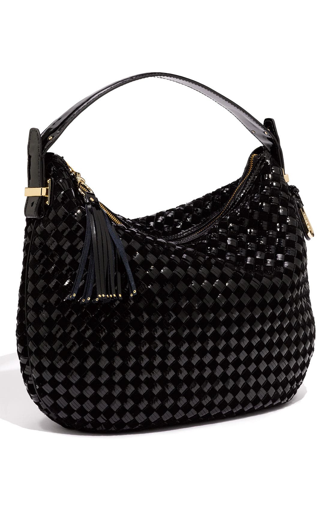 cole haan basket weave handbag