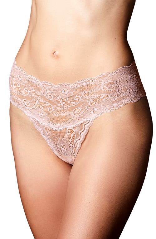 JOURNELLE Sapna Mid Rise Lace Thong at Nordstrom,