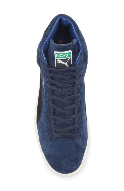 Shop Puma X Noah Classic Mid Top Sneaker In Elektro Blue-new Navy