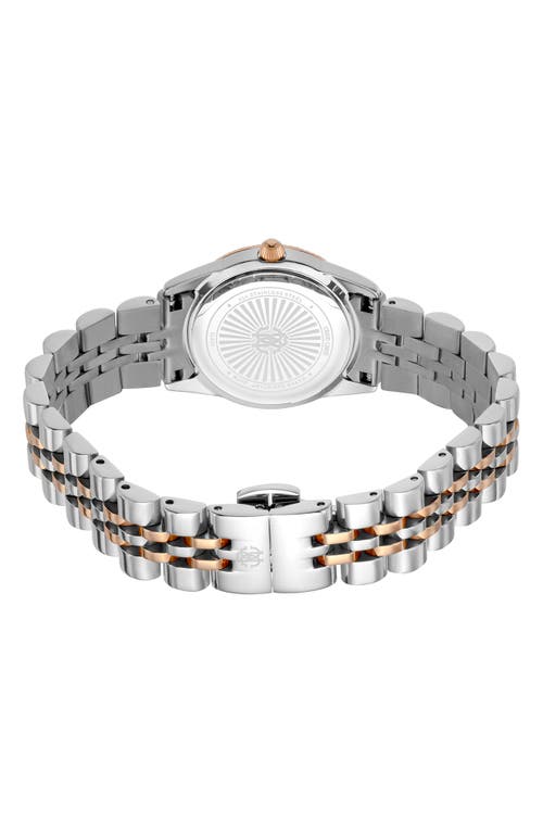 Roberto Cavalli Bracelet Watch, 28mm In Two Tone Silver & Rose Gold