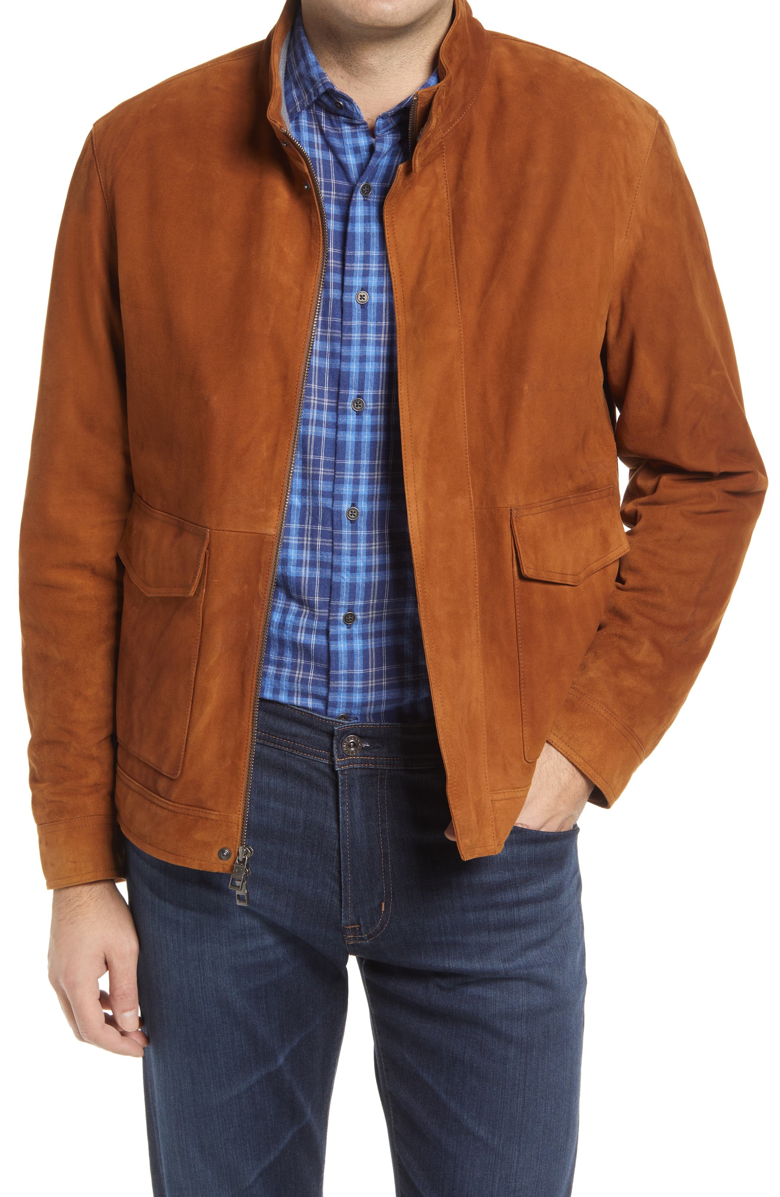 peter millar suede bomber