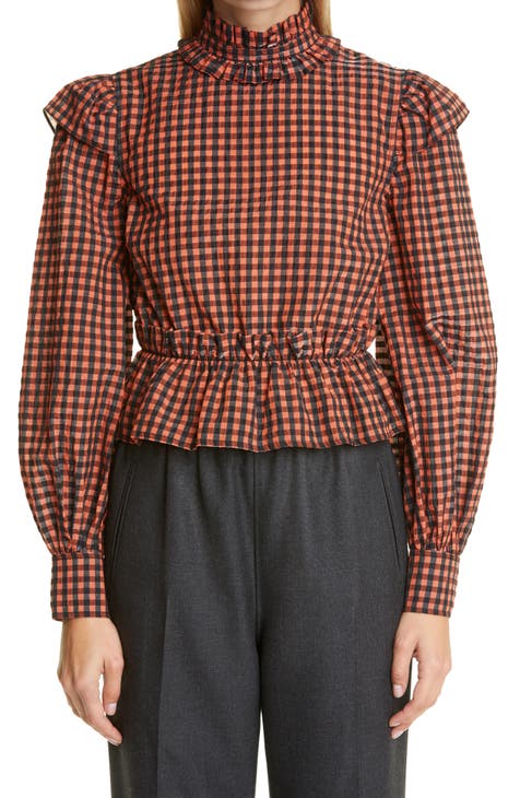 womens gingham shirts | Nordstrom