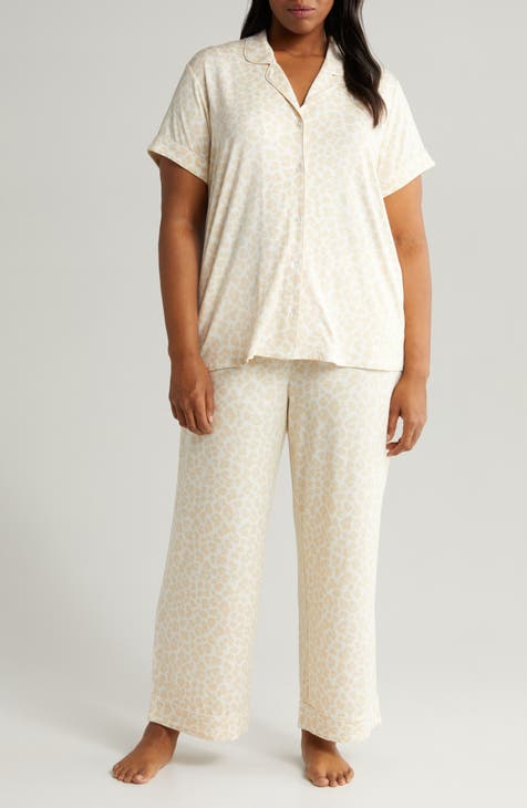 Moonlight Crop Pajamas (Plus Size)