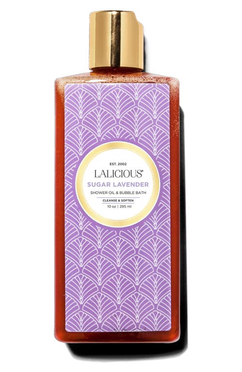 LALICIOUS Shower Oil & Bubble Bath in Sugar Lavender