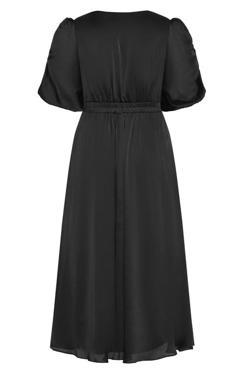 City Chic Cammy Cutout Maxi Dress In Black