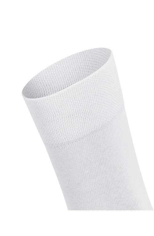 Shop Falke Sensitive London Cotton Blend Socks In White