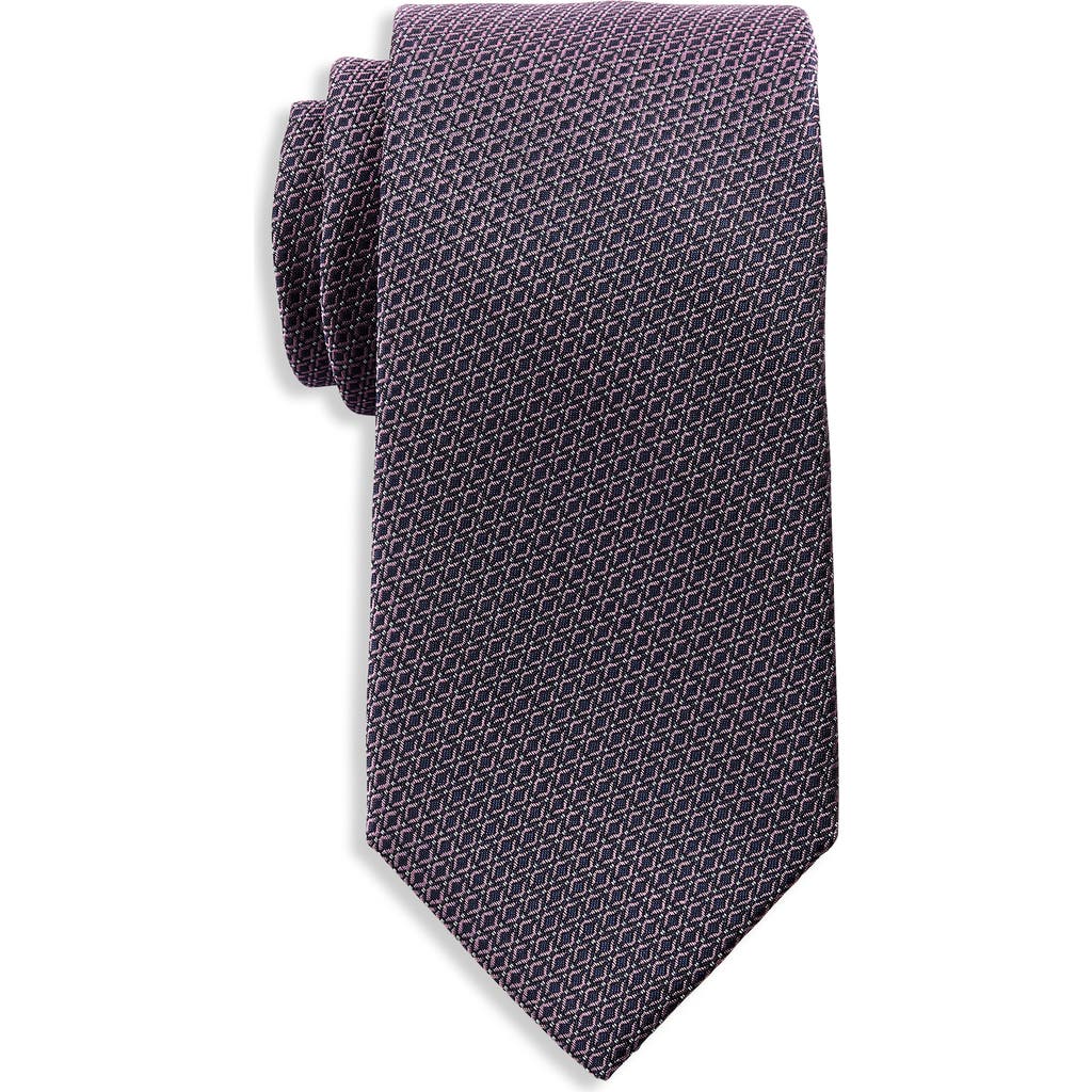 Michael Kors Barre Neat Patterned Tie in Pink