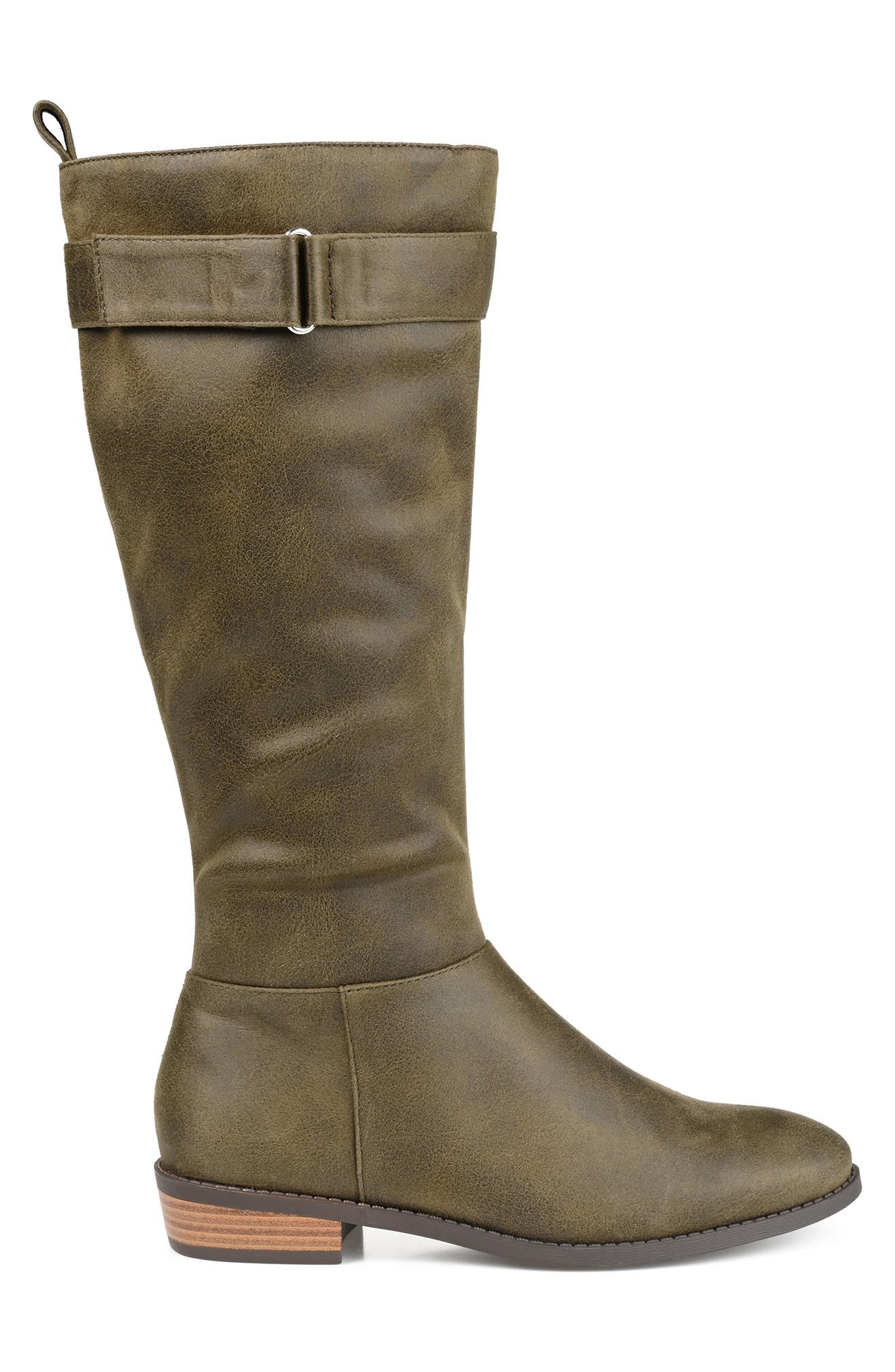 Journee Collection Women's Tru Comfort Foam Extra Wide Calf Lelanni Boot, Green