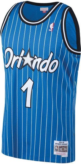 Big & Tall Men's Penny Hardaway Orlando Magic Mitchell and Ness Authentic  Light Blue 1996 All Star Throwback Jersey