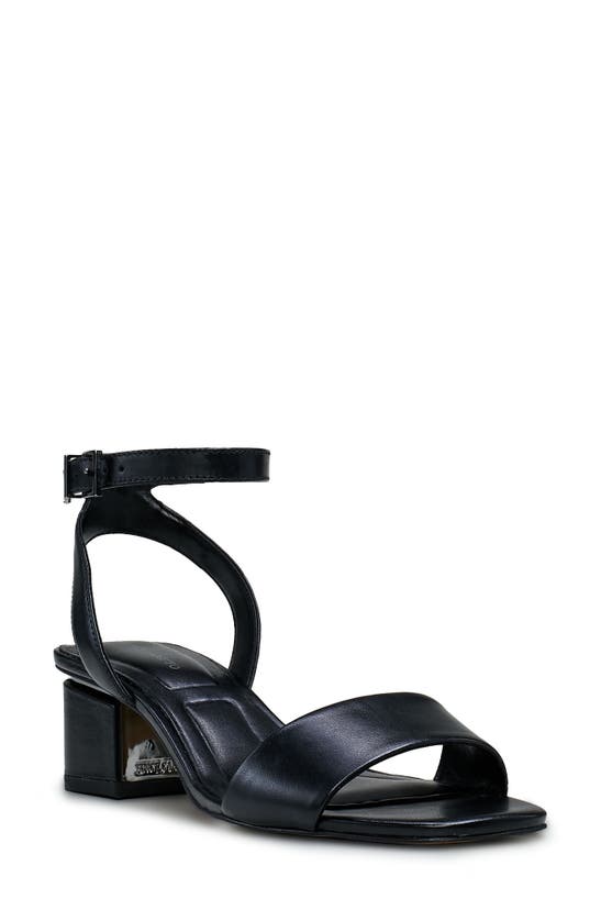 Vince Camuto Acaylee Block Heel Sandal In Black