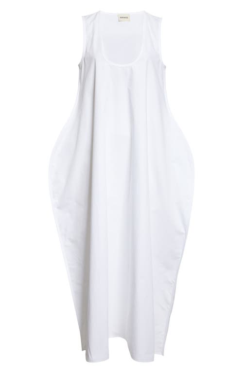 Shop Khaite Coli Cotton Fit & Flare Dress In White