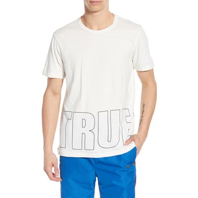 True Religion Brand Jeans Brick Logo Graphic T-Shirt, White
