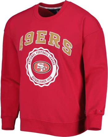 Tommy Hilfiger Men's Tommy Hilfiger Scarlet San Francisco 49ers Ronald Crew  Sweatshirt
