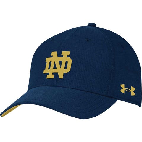 Men's Under Armour Navy Notre Dame Fighting Irish School Mascot Logo  Performance Cotton T-Shirt