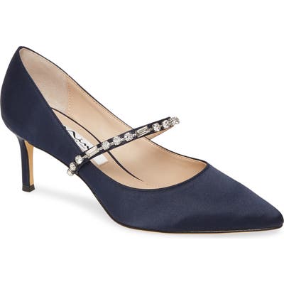 Nina Stella Embellished Pump, Blue