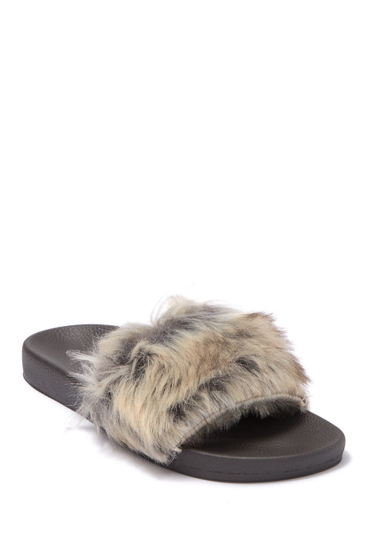PJ SALVAGE | Faux Fur Slide Sandal 
