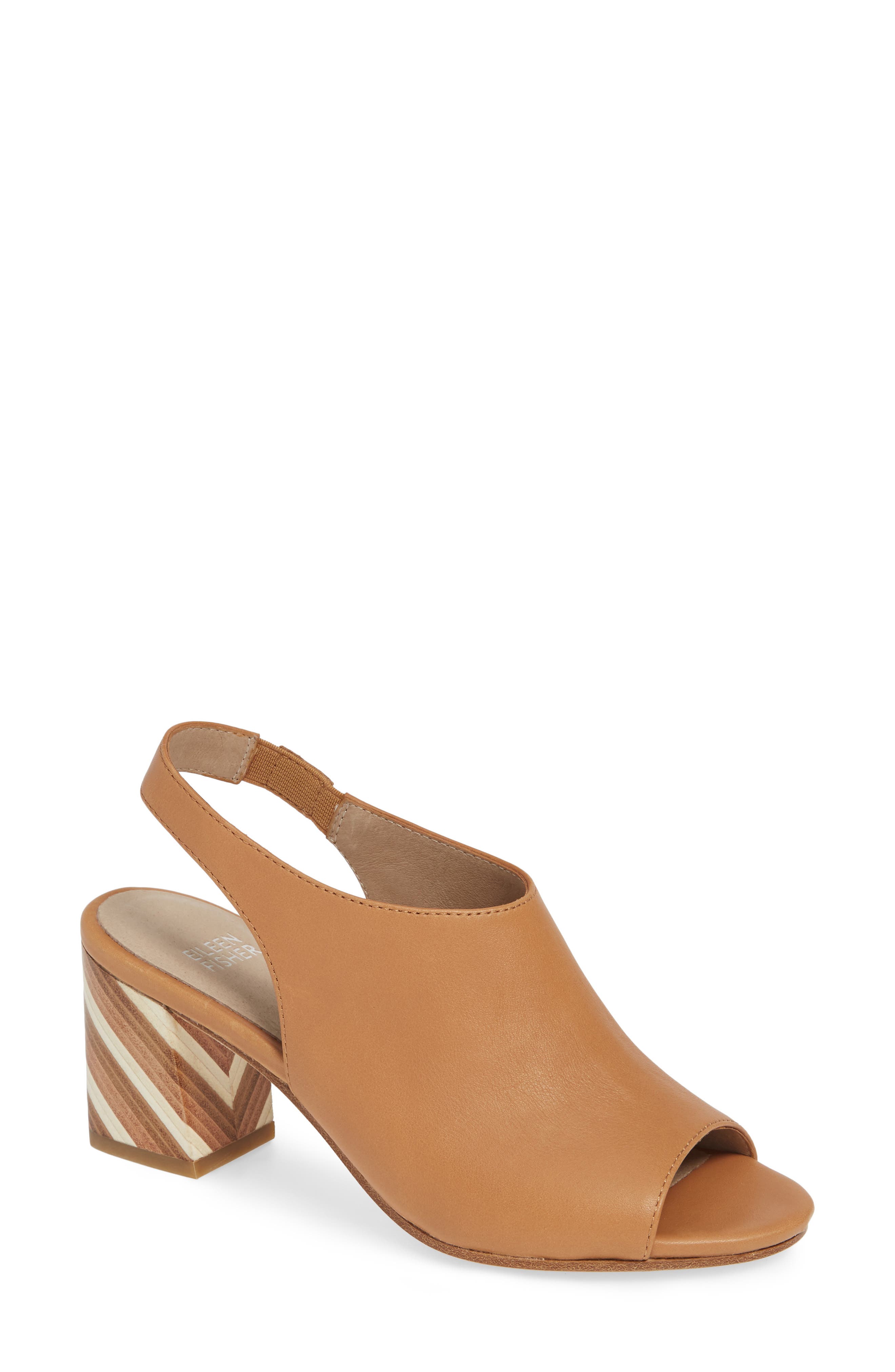 Eileen Fisher Bobbi Slingback Sandal, Beige