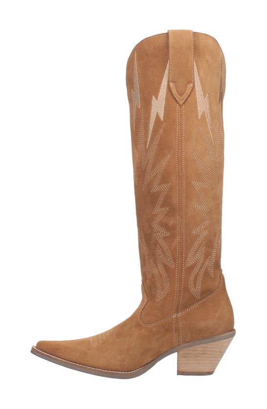 Dingo Thunder Road Cowboy Boot In Camel