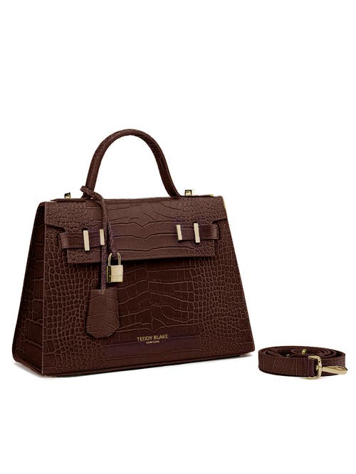Teddy Blake Ava Croco Gold 11" In Brown
