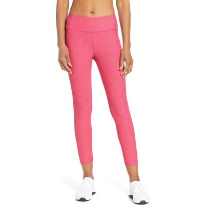 Outdoor Voices Warm-Up Crop Leggings, Pink