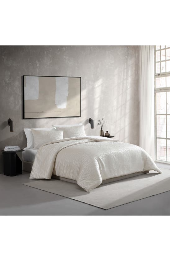 Shop Vera Wang Illusion Comforter & Shams Set In Porcelain