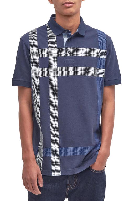 Barbour Blaine Tartan Polo Navy at Nordstrom,