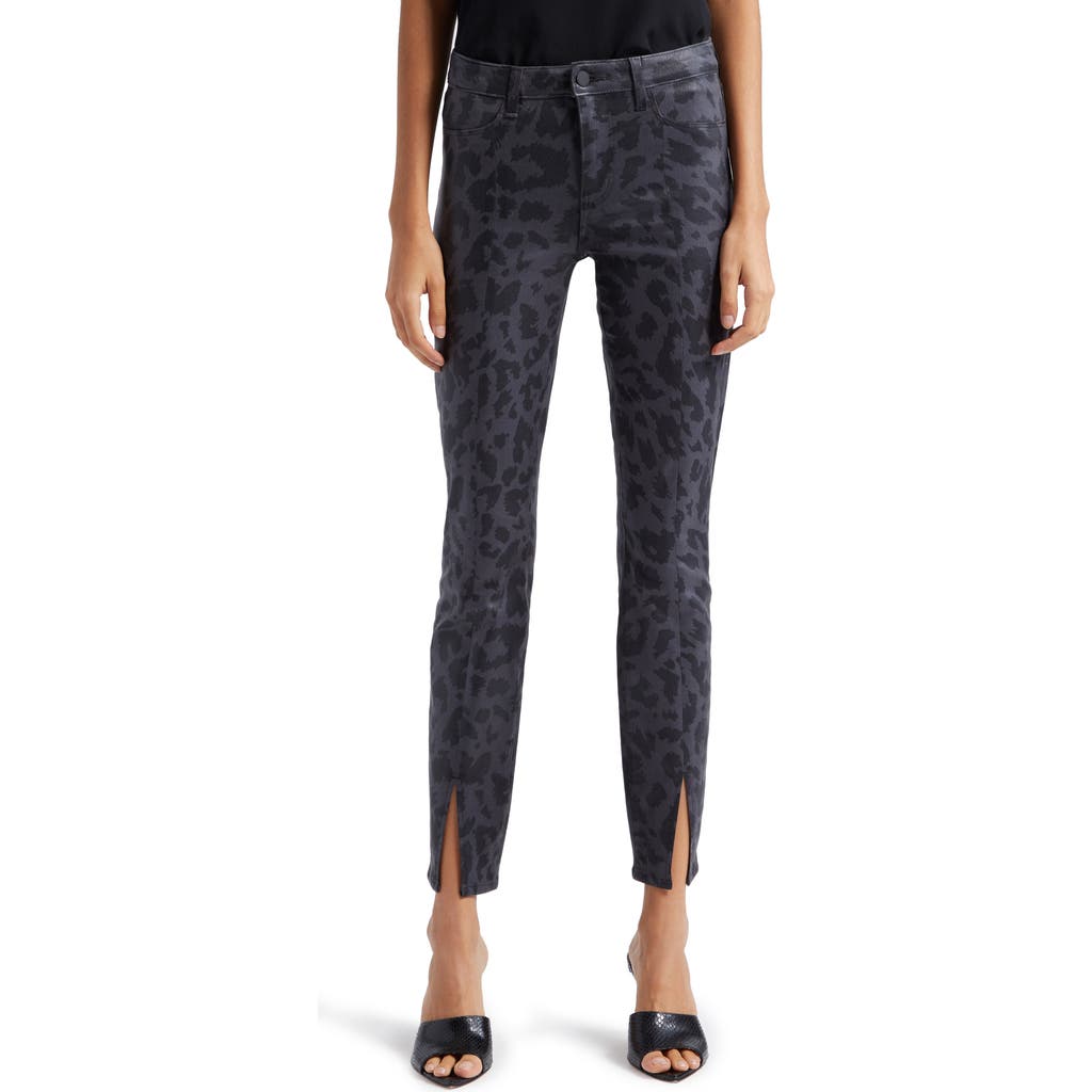 L AGENCE L'AGENCE JYOTHI COATED HIGH WAIST SKINNY JEANS