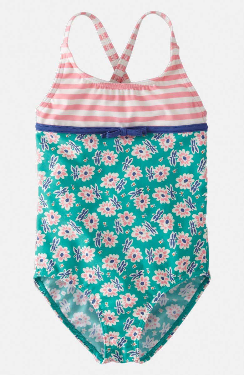 Mini Boden 'Hotchpotch' One Piece Swimsuit (Toddler) | Nordstrom