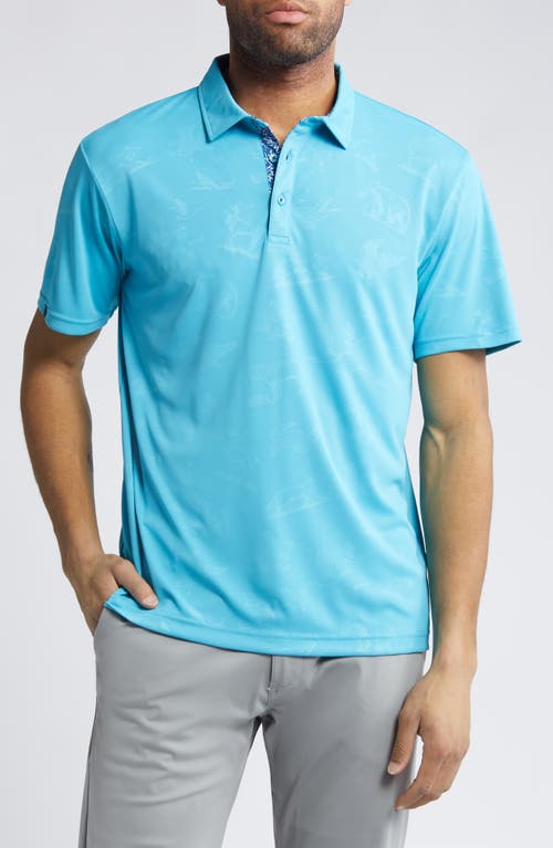 Swannies Forbes Animal Print Golf Polo Maui at Nordstrom,