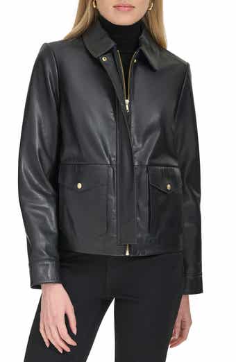 Cole haan leather jacket nordstrom rack clearance