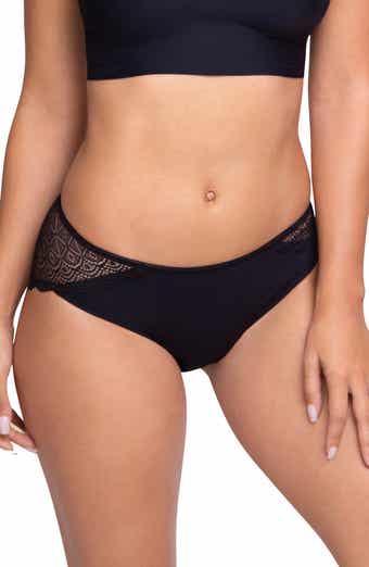 Leak Proof Hipster Sporty Period Panties for Women and Teens - 3 Pack Black  - Medium 