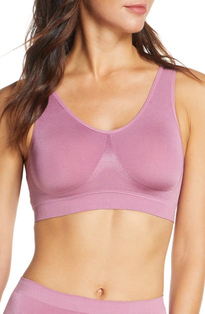 Wacoal B Smooth Seamless Bralette In Bordeaux