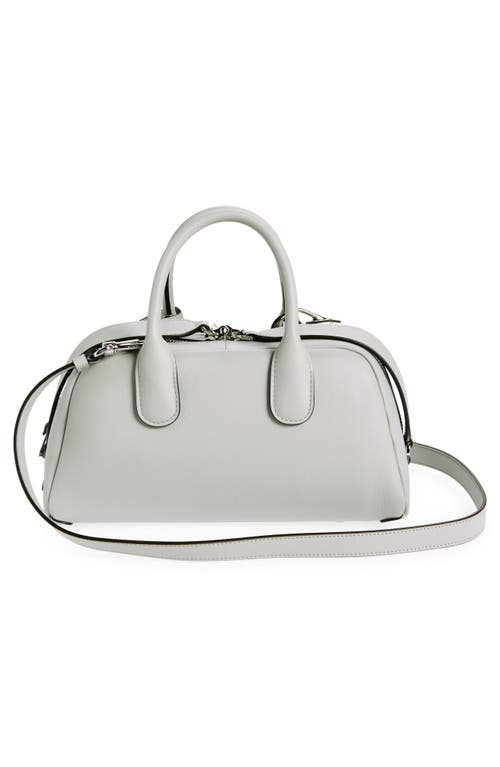 Tod's Small Darsena Leather Top Handle Bag In Gabbiano