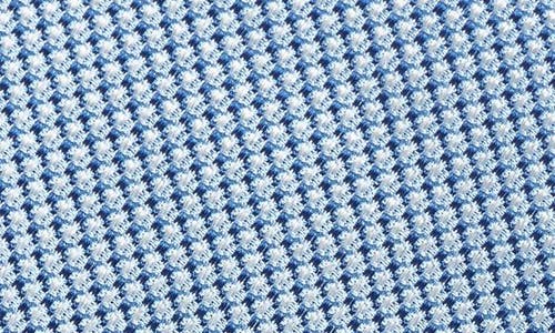 Shop Hugo Boss Boss Geometric Pattern Silk Tie In Light Blue